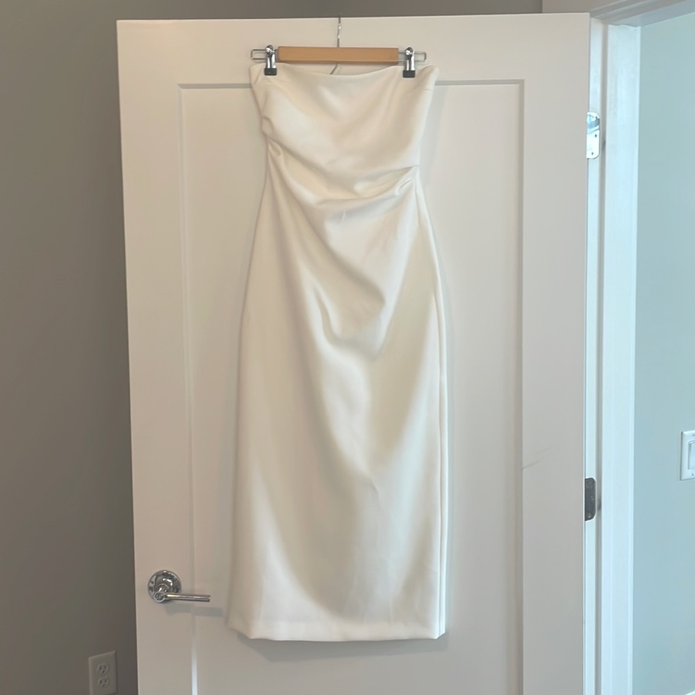 Zara strapless dress